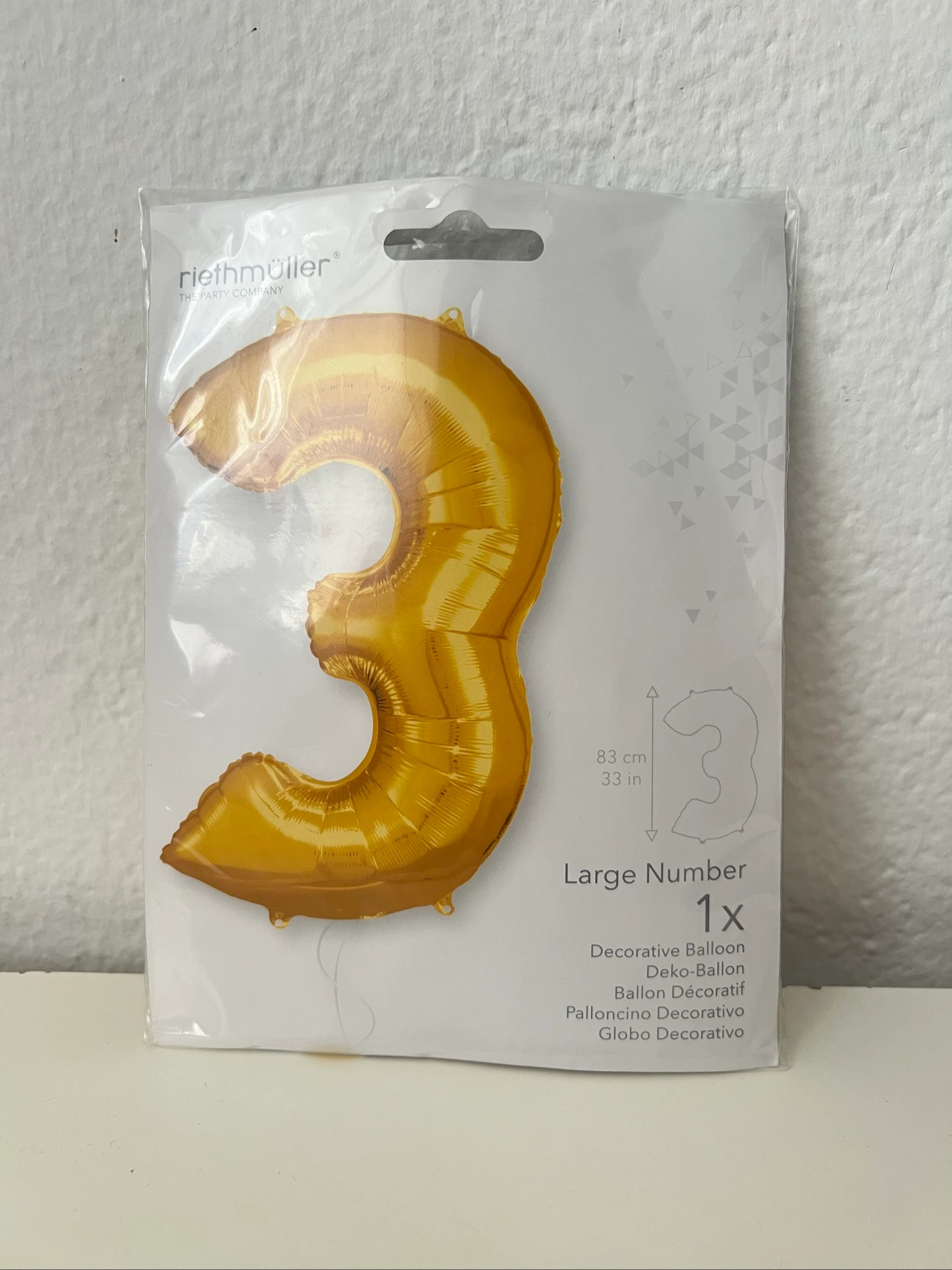 Balão Dourado| Festa de aniversrio| N* 3